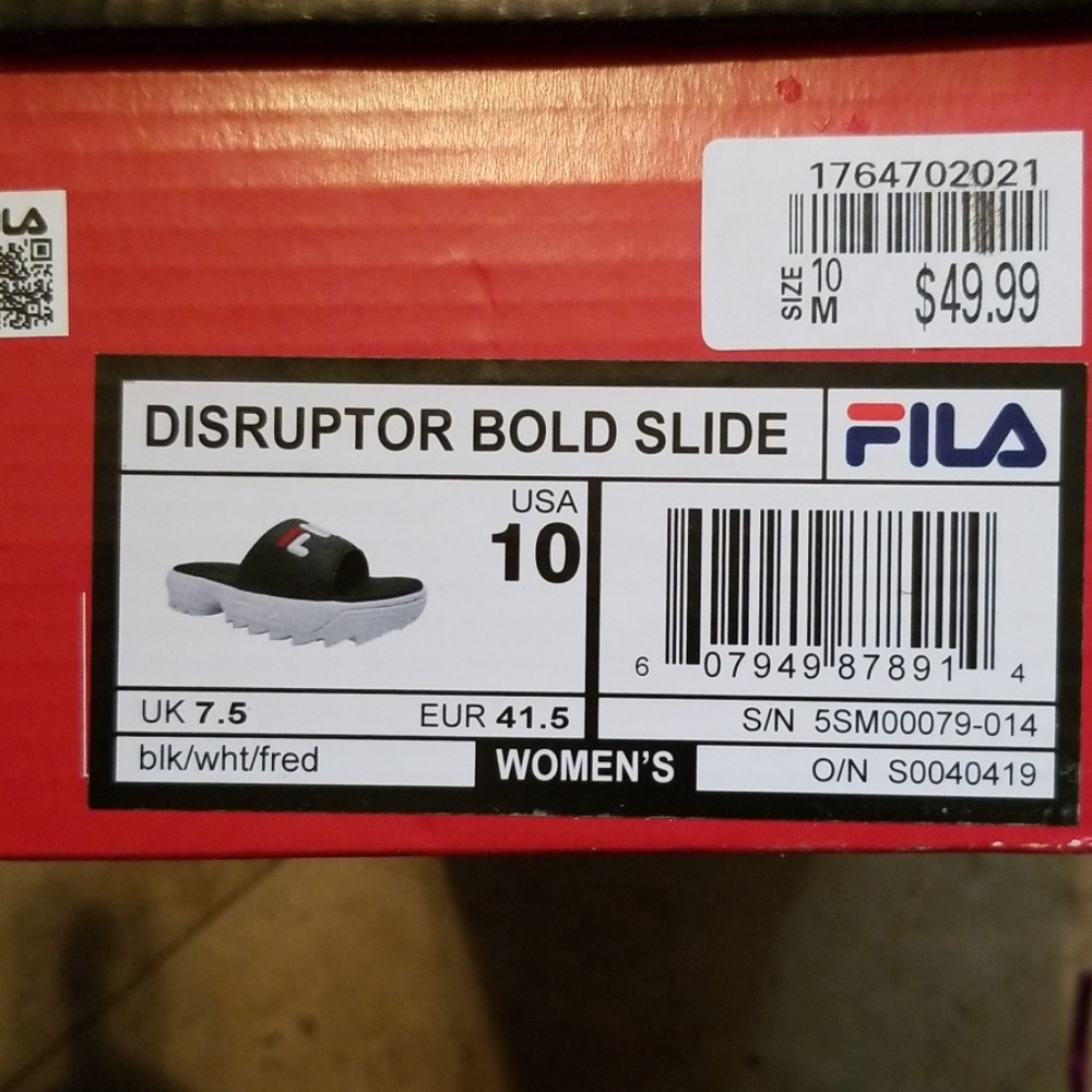 Fila disruptor slides